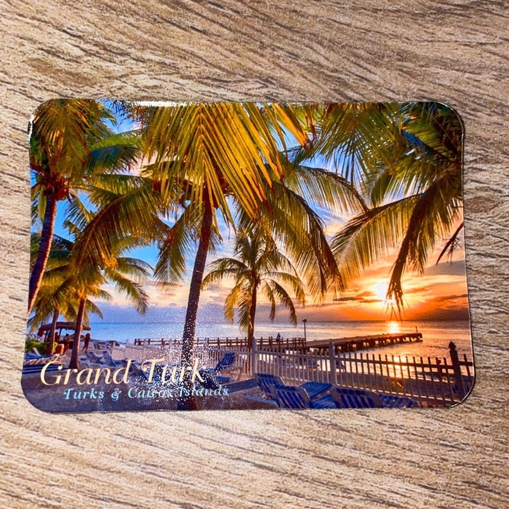 🦜 Grand Turk, Turks and Caicos Islands travel souvenir magnet